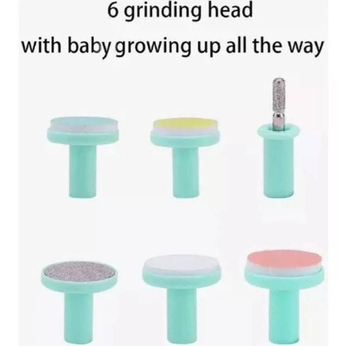 INFANTILES CAJUROMIX - Set De Cuidado Lima de uñas Eléctrica Para Bebés