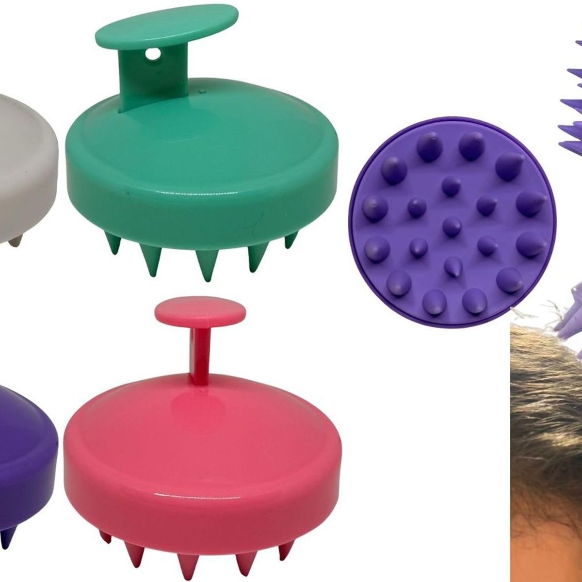 MAZUGI - Cepillo Masajeador Capilar Crecimiento Cabello Shampoo pelo