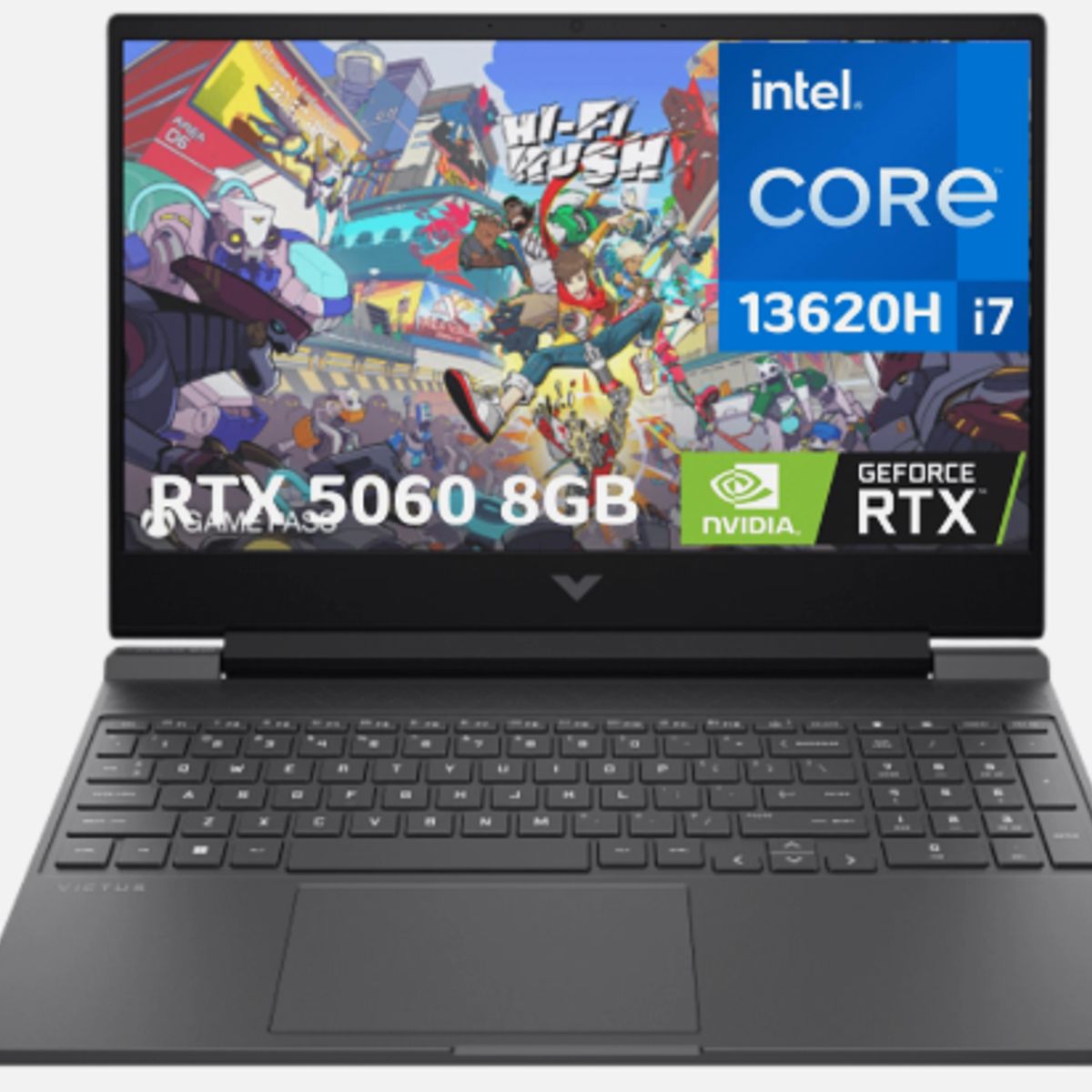 HP - Portatil Gamer  HP Victus 15-fa2093dx / Core i7-13620h / 16GB / 1TB SSD / RTX 5060 8GB / 15.6″ / W11H