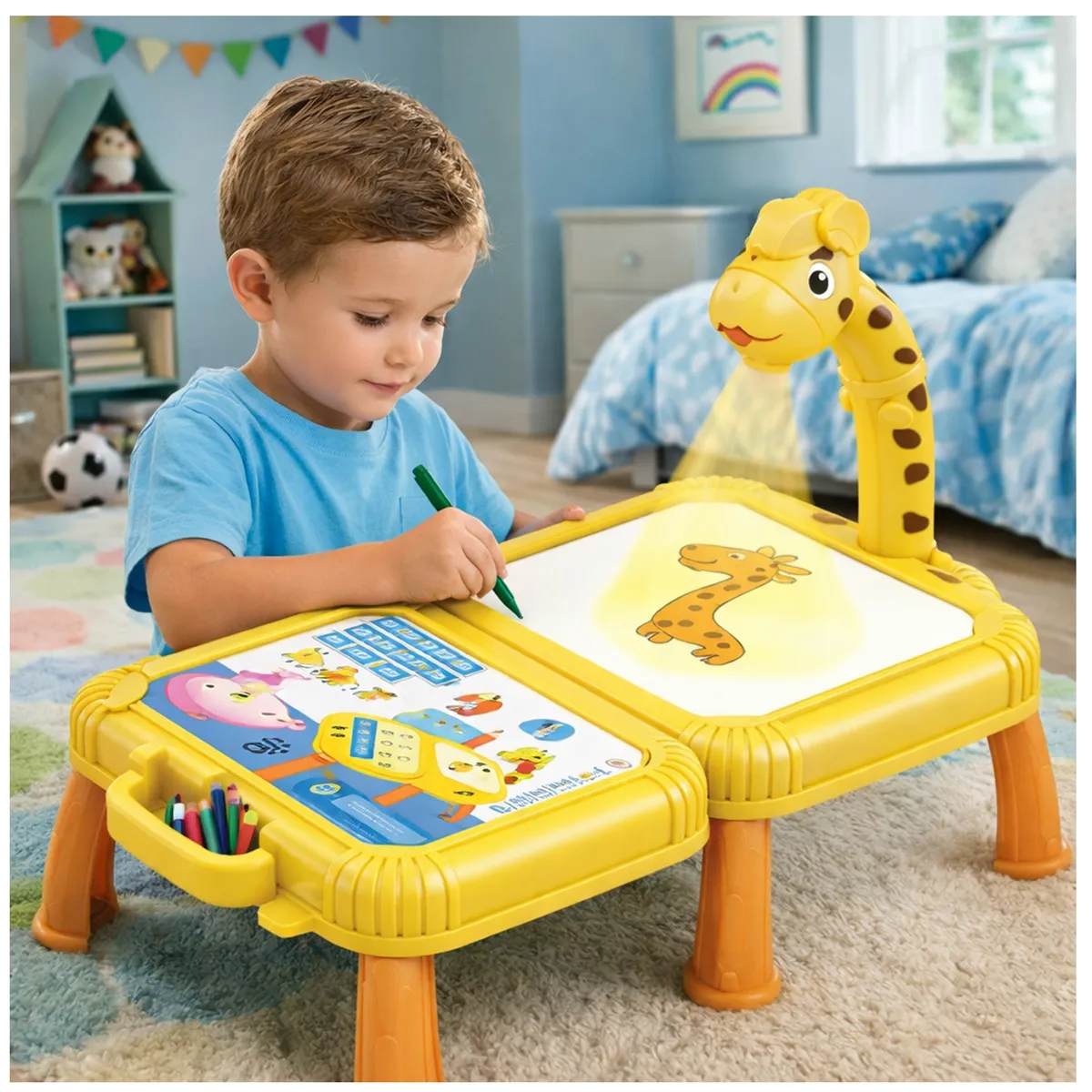 ONE PIXEL - Escritorio Mesa De Dibujo Para Niños Borrable Para El Aprendizaje Y Estimulacion