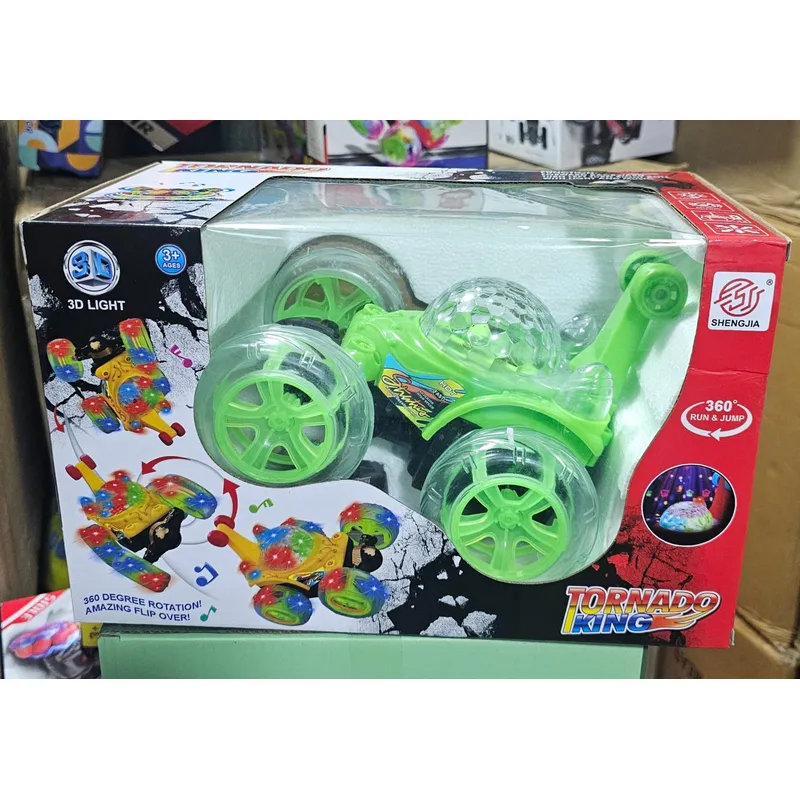 GENERICO - Carro a control remoto carro loco juguete niños verde