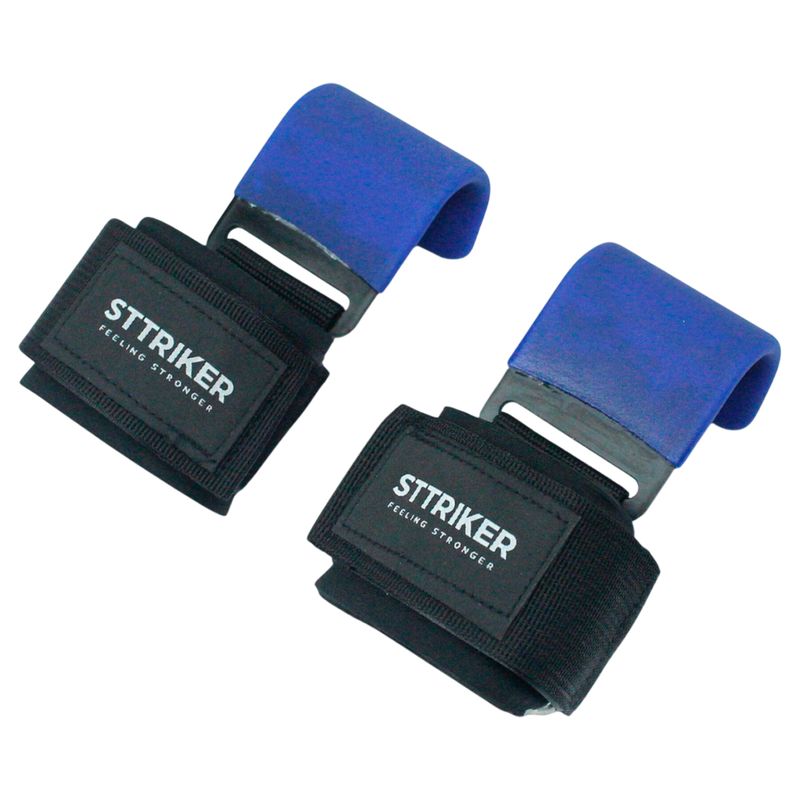 GENERICO - Kit X2 Straps Gancho Agarre Correas Levantamiento Pesas Gym