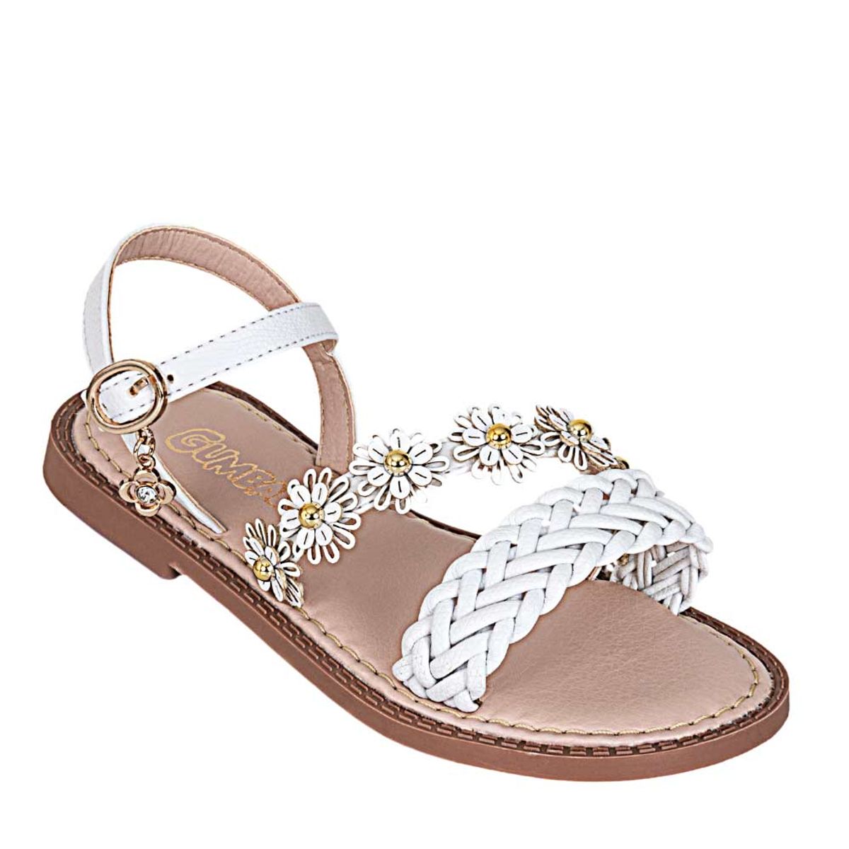 GUMBALL - Sandalia de Niña marca GUMBALL en Color BLANCO   SANDBONITA