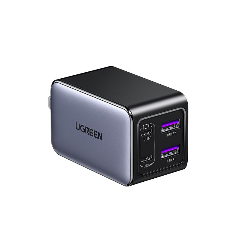 UGREEN - Cargador 65w UGREEN 4 Puertos 2 USB-C + 2 USB-A Carga Rápida