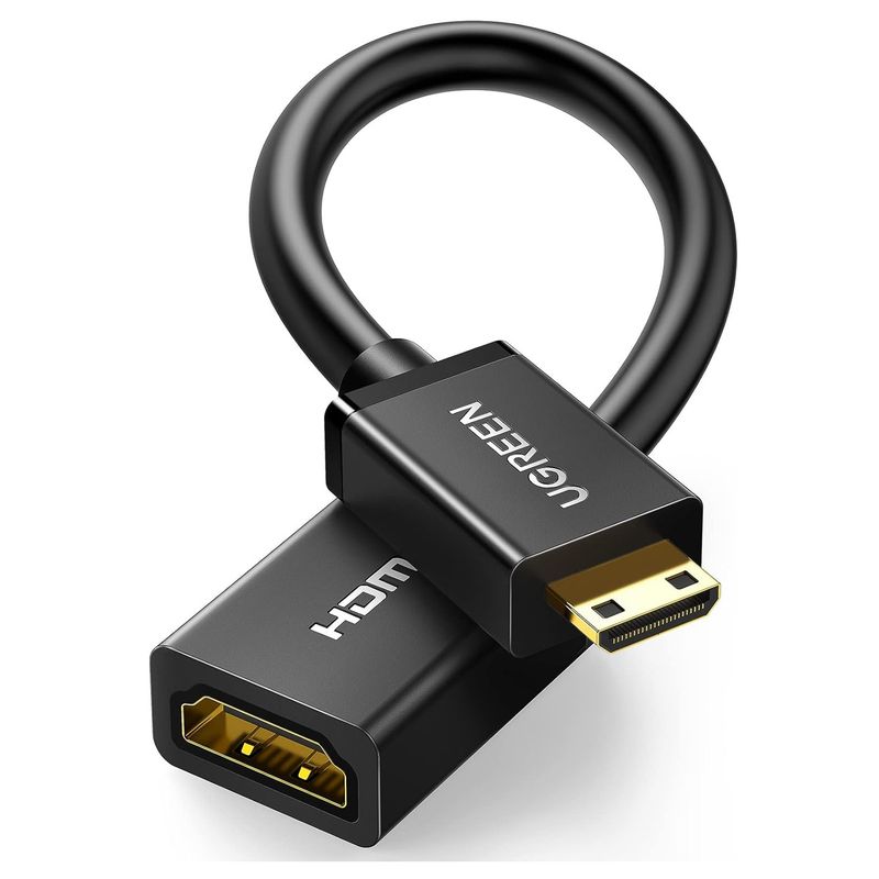UGREEN - Adaptador MINI HDMI a HDMI Compatible 4K 3D Ethernet ARC