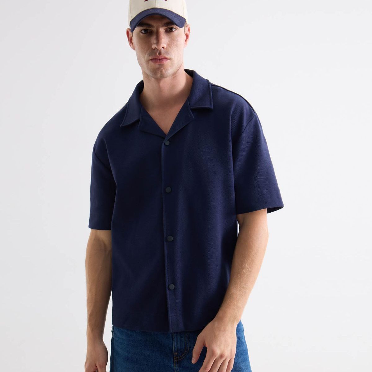 SEVEN SEVEN - Camisa De Hombre  Color Azul Marca Seven Seven #45012163