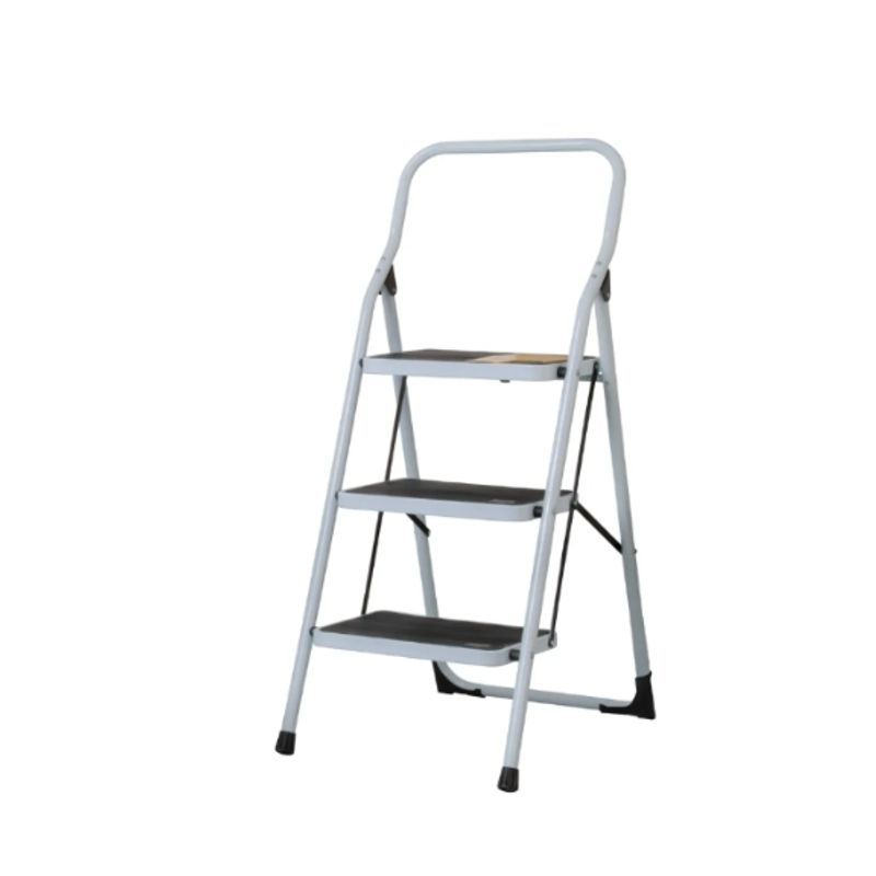 GENERICO - ESCALERA PLEGABLE 3 PASOS  CAPACIDAD 150KG