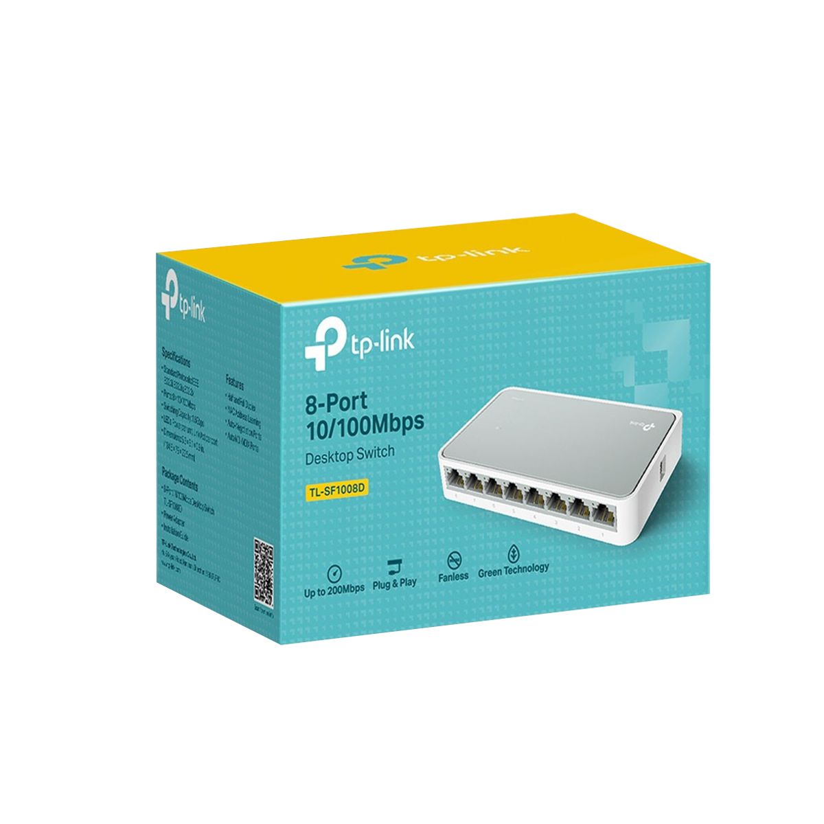 TP LINK - TP-Link TL-SF1008D Switch 8 Puertos RJ45.