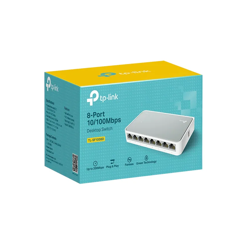 TP LINK - TP-Link TL-SF1008D Switch 8 Puertos RJ45.