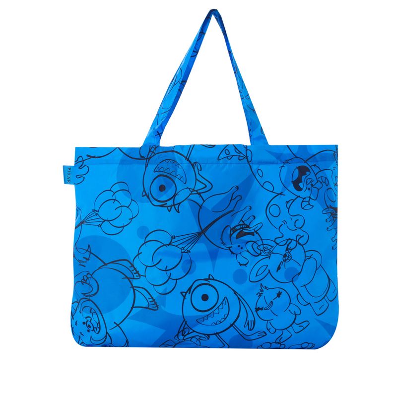 TOTTO - Shopping bag plegable Hello Pixar Azul