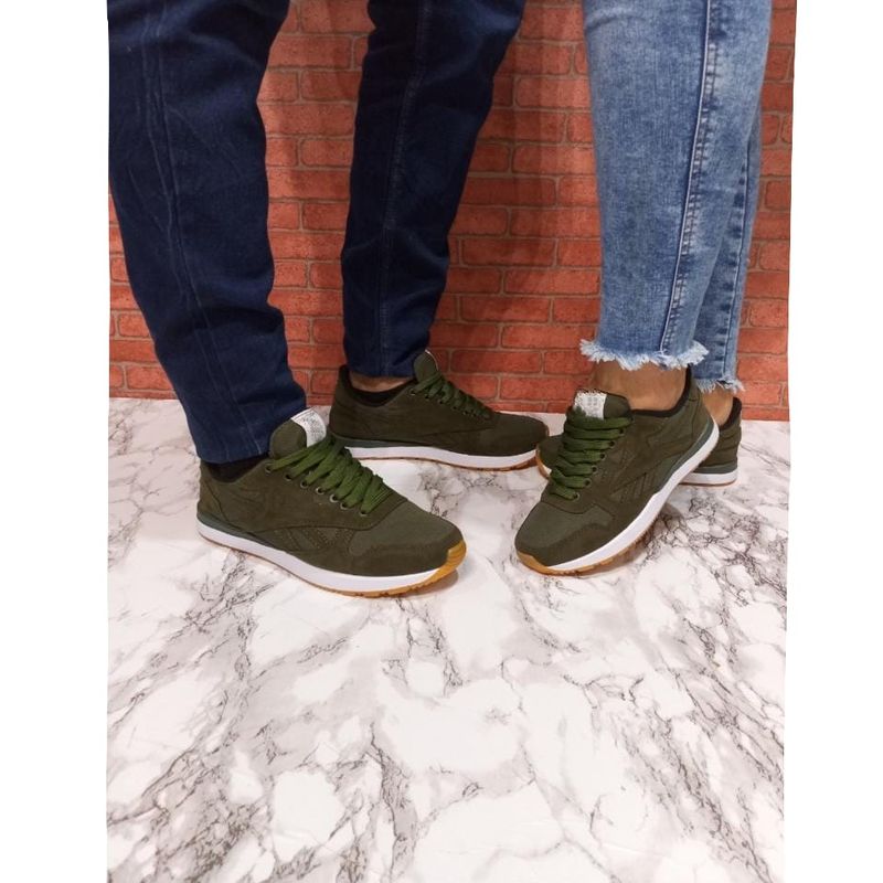 URBAN PLUS - TENIS UNISEX COLOR VERDE