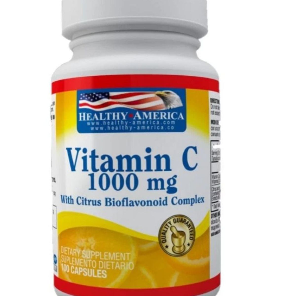 HEALTHY AMERICA - VITAMINA C WITH CITRUS BIOFLAVONOIDES COMPLEX X 100U