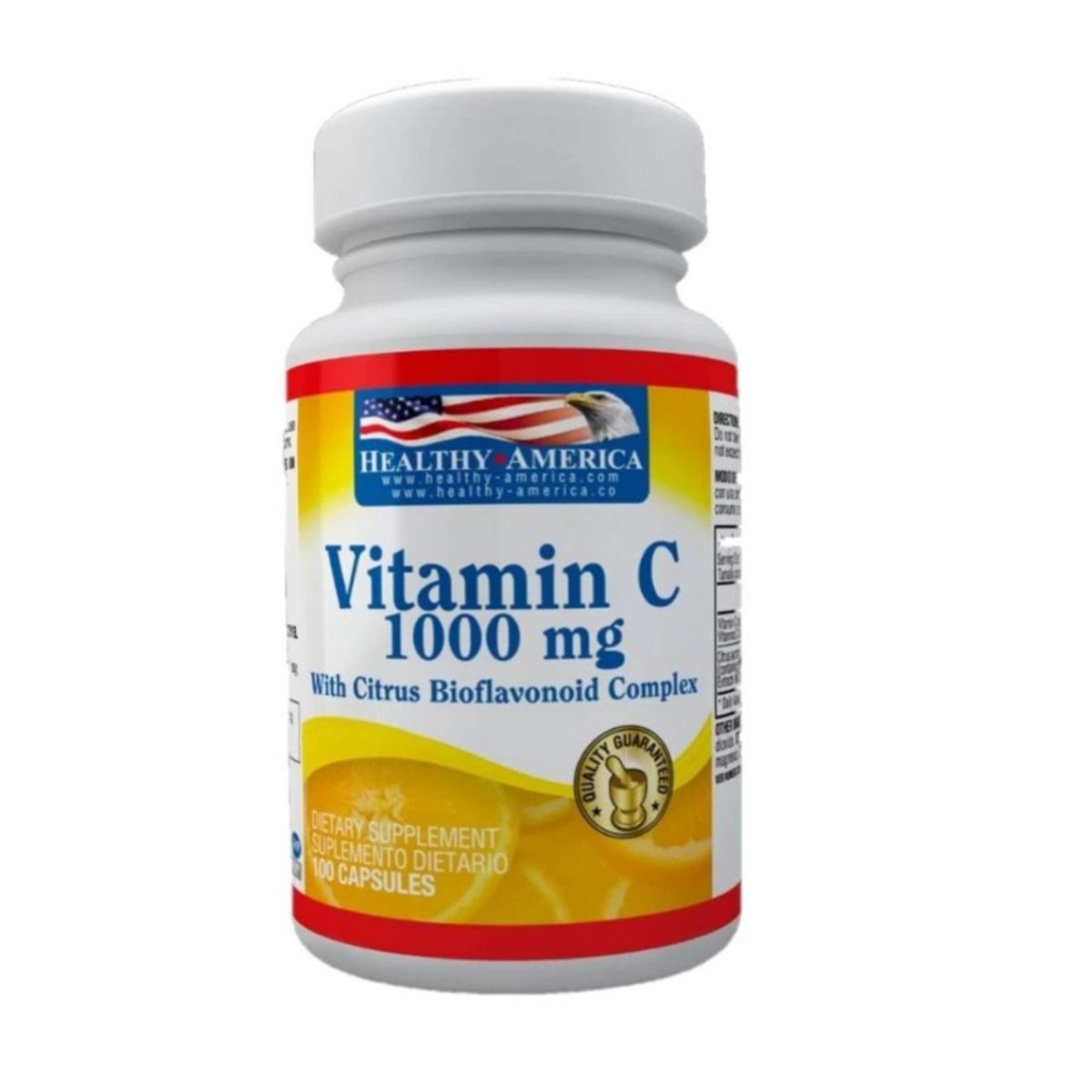 HEALTHY AMERICA - VITAMINA C WITH CITRUS BIOFLAVONOIDES COMPLEX X 100U