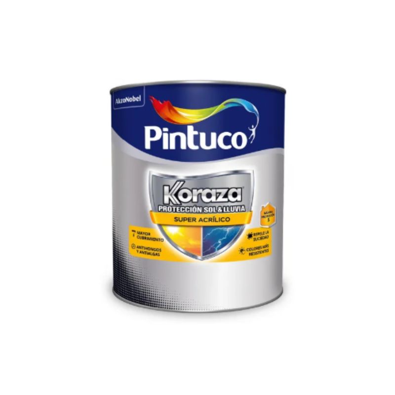 PINTUCO - PINTUCO KORAZA -GALON-  protección sol y lluvia(exteriores)
