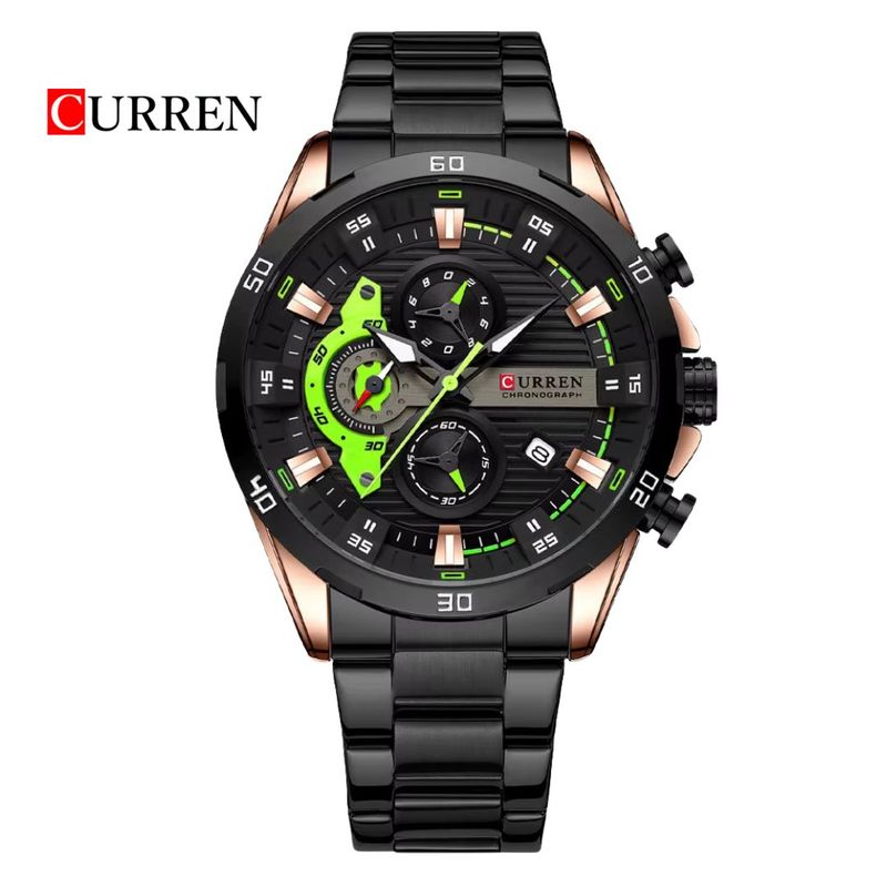 CURREN - Reloj CURREN Cronógrafo 8402 Para Hombre - Negro