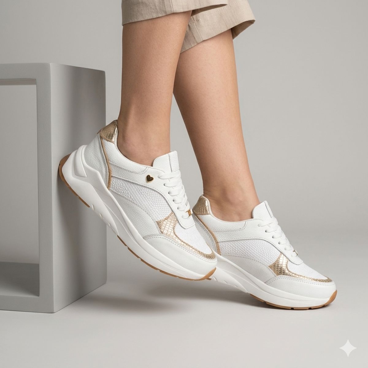 CALZADO BONT - Tenis CUERO Mujer Deportivo Blanco Bont Baru