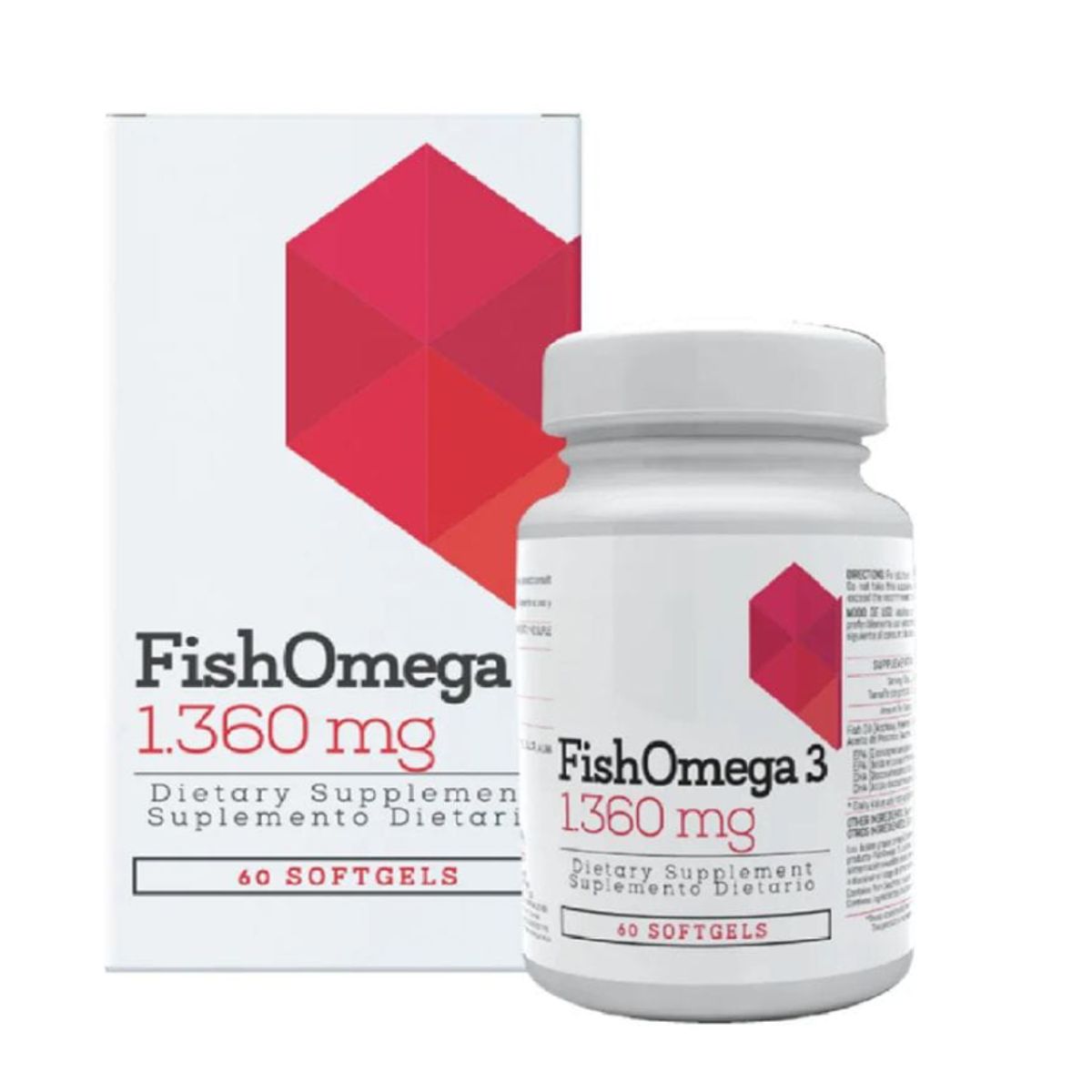 HEALTHY AMERICA - FISH OMEGA 3 1360 MG X 60 CAPSULAS BLANDAS/H.A.