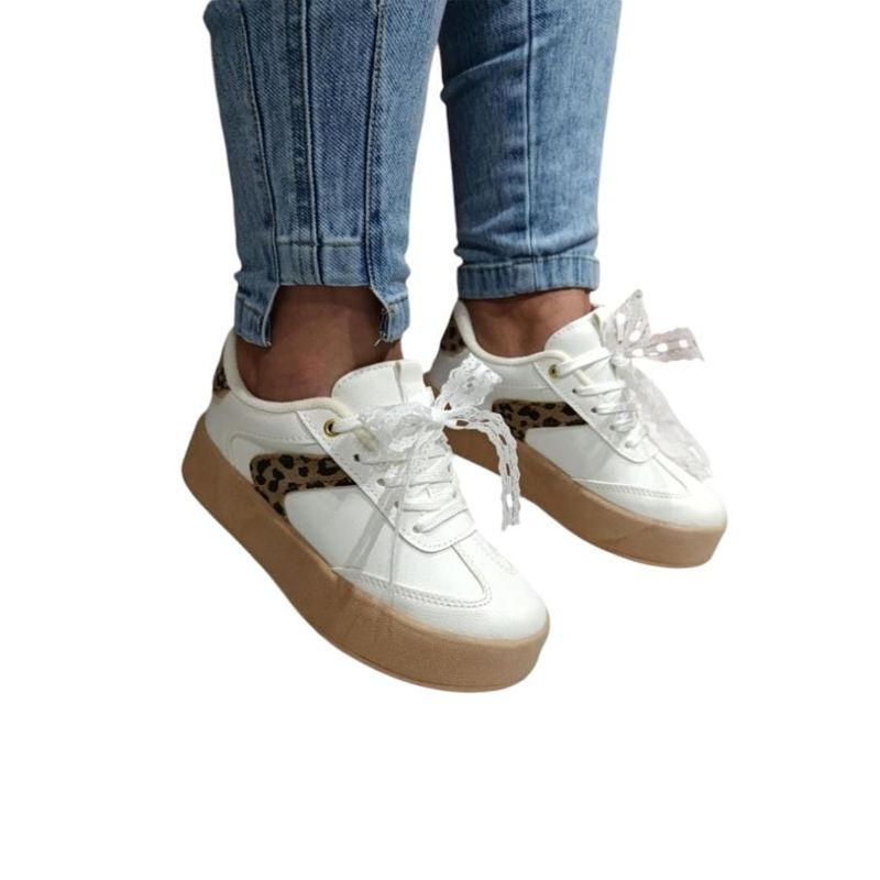 URBAN PLUS - TENIS PARA MUJER BLANCOS