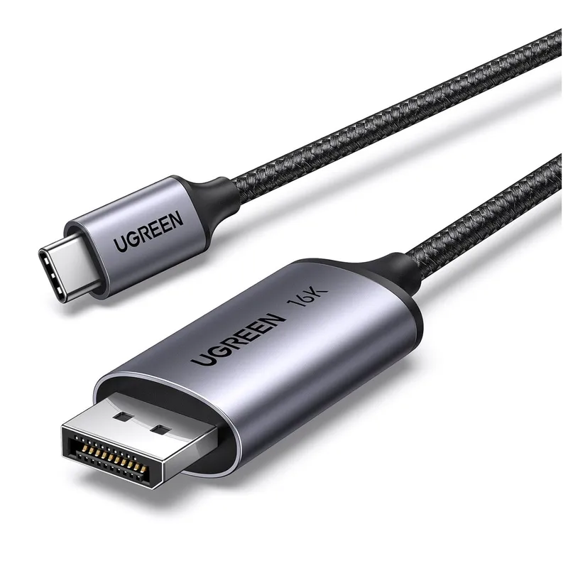 UGREEN - Cable Adaptador USB-C DisplayPort 2.1 16k 30hz 8k 60hz 1.5m