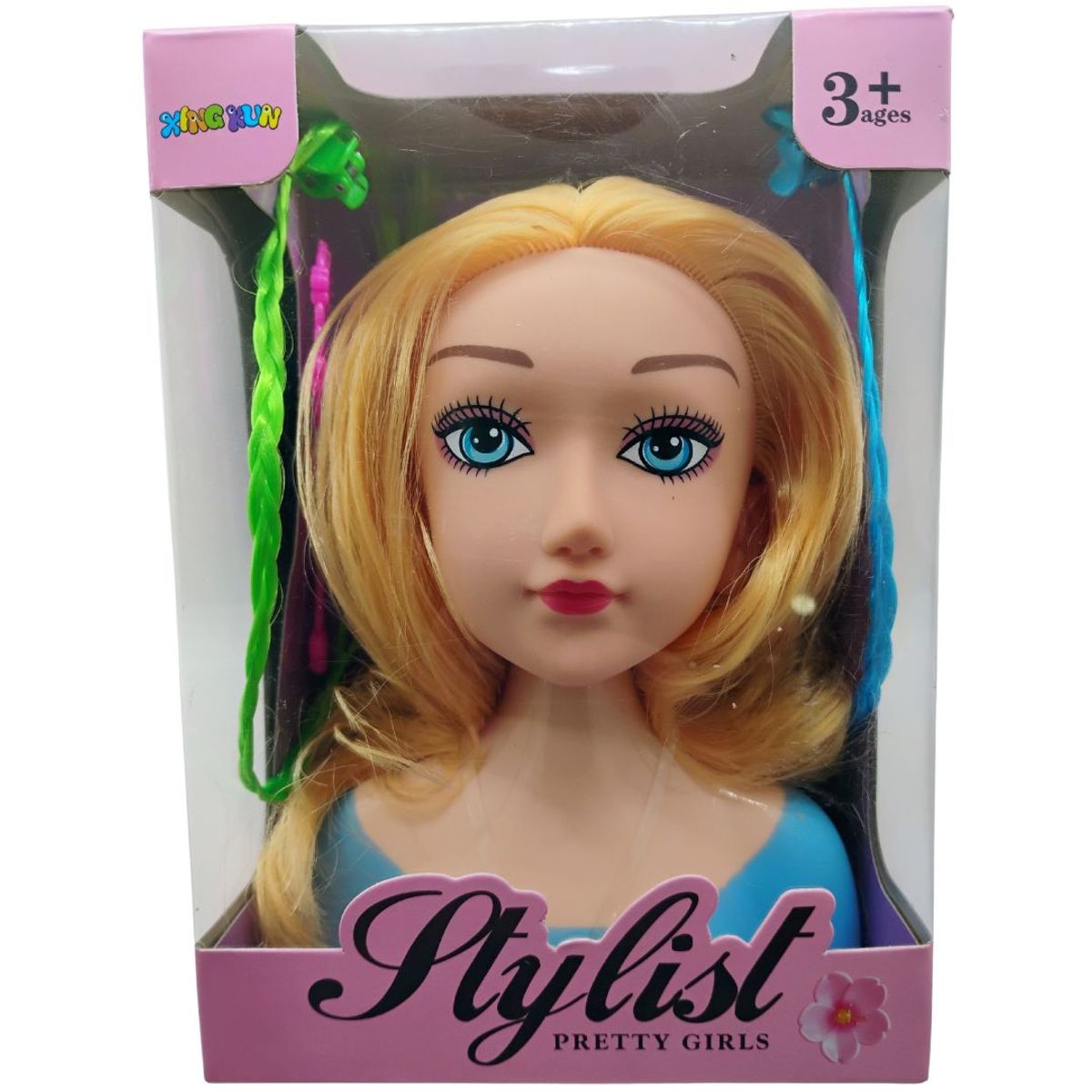 GENERICO - Cabeza De Muñeca Stylist Para Peinar Y Maquillar Niñas