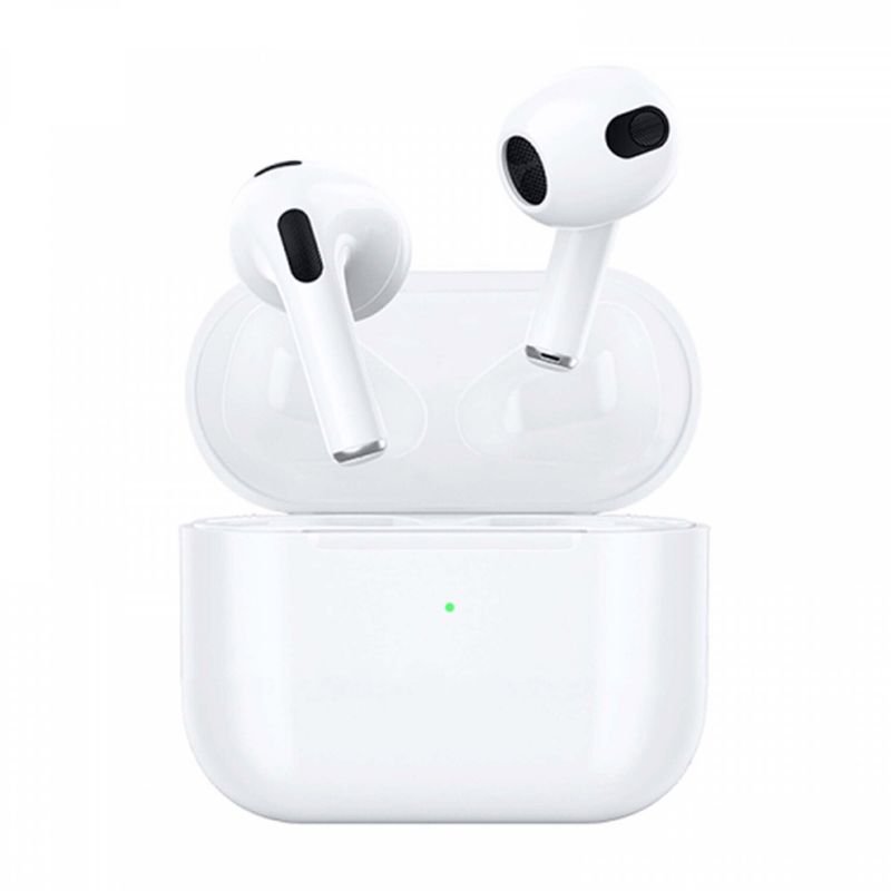 WIWU - Audífonos WiWU Airbuds 3rd Gen SE Blanco  + Estuche de protección Negro