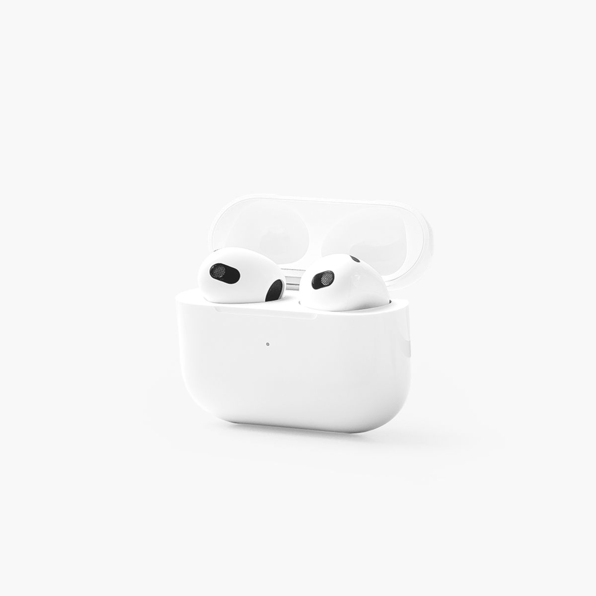 WIWU - Audífonos WiWU Airbuds 3rd Gen SE Blanco  + Estuche de protección Negro