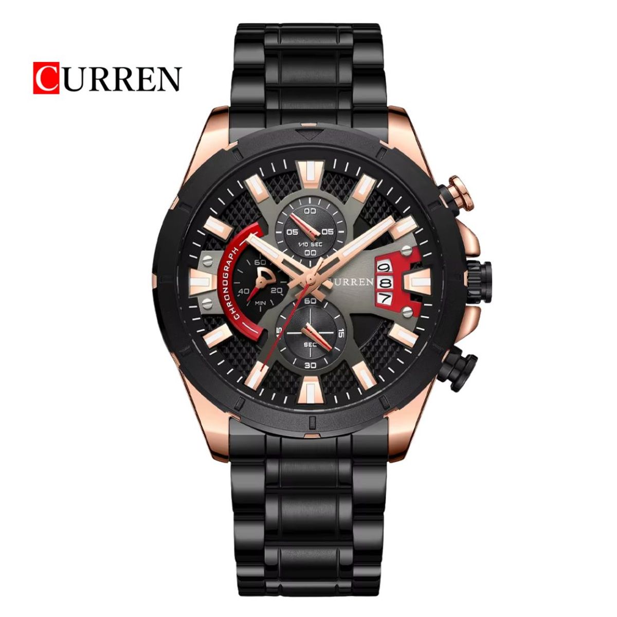 CURREN - Reloj CURREN Cronografo 8401 Para Hombre - Negro