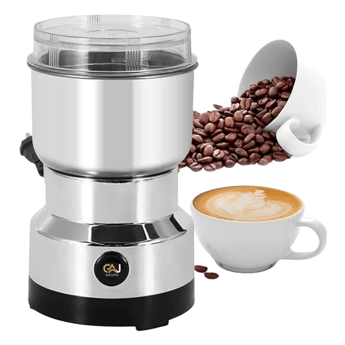 GENERICO - Molino Eléctrico Triturador Café Especias Y Granos Metalico