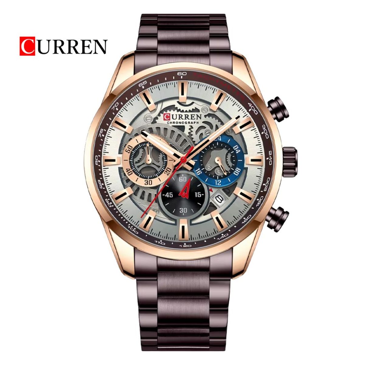 CURREN - Reloj CURREN Cronografo 8391 Para Hombre - Cobre