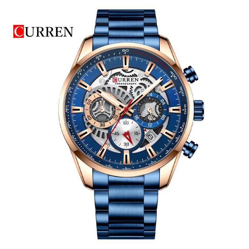 CURREN - Reloj CURREN Cronografo 8391 Para Hombre - Azul