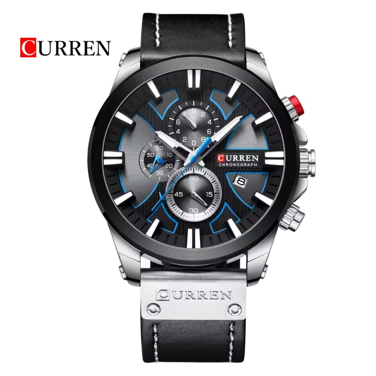 CURREN - Reloj CURREN Cronógrafo 8346 Para Hombre - Azul