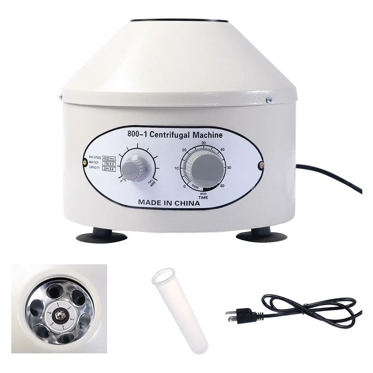 GENERICO - Máquina Centrífuga De Laboratorio analogo 4000 Rpm