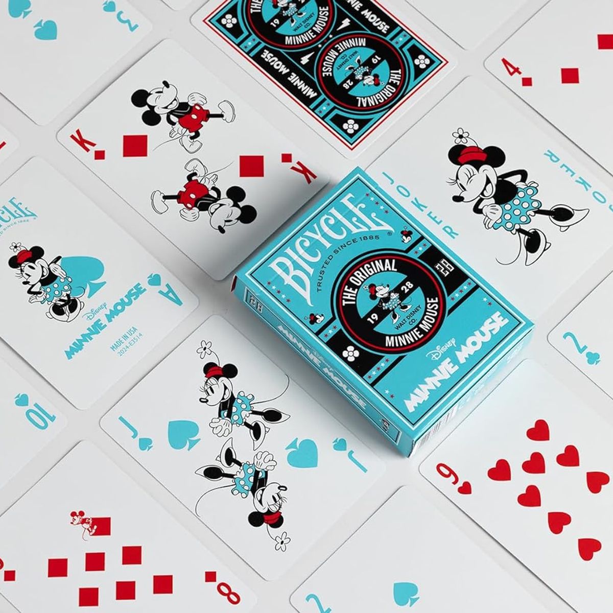 BICYCLE - Juego De Cartas Coleccionable Bicycle Minnie Disney Adultos