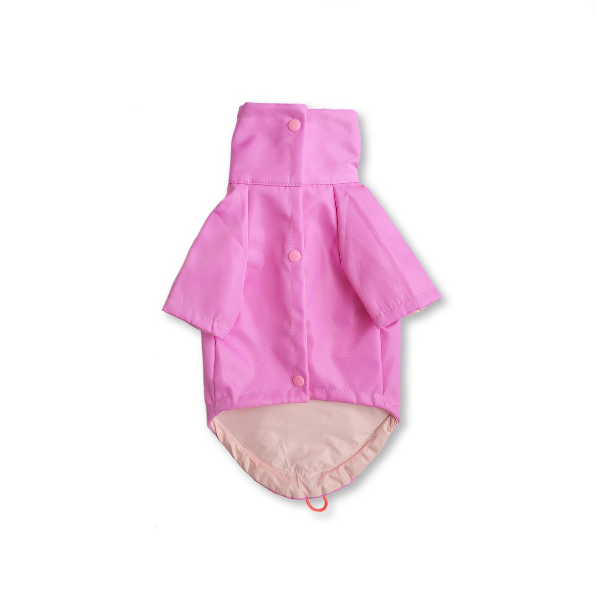 WAWAW - Chaqueta S cortavientos lona magenta forro rosa