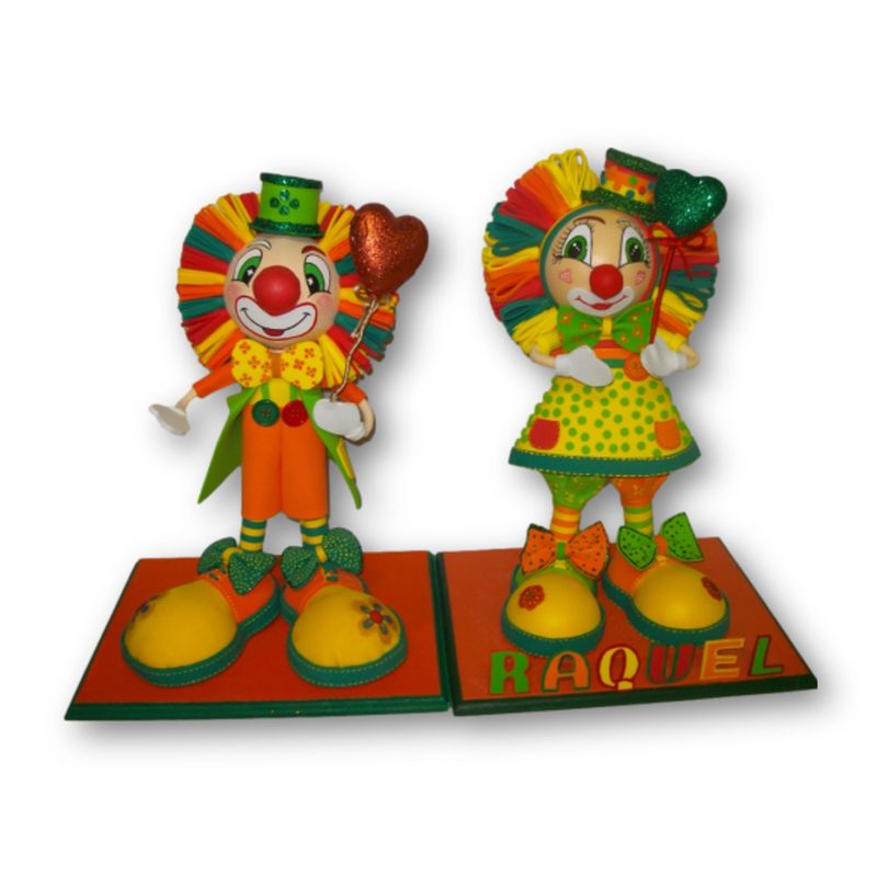 GENERICO - figuras estilo Fofucha de payasos para cotización