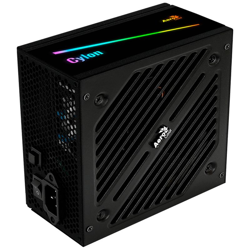 AEROCOOL - Fuente De Poder Aerocool Cylon 600W 80 Plus Bronze RGB