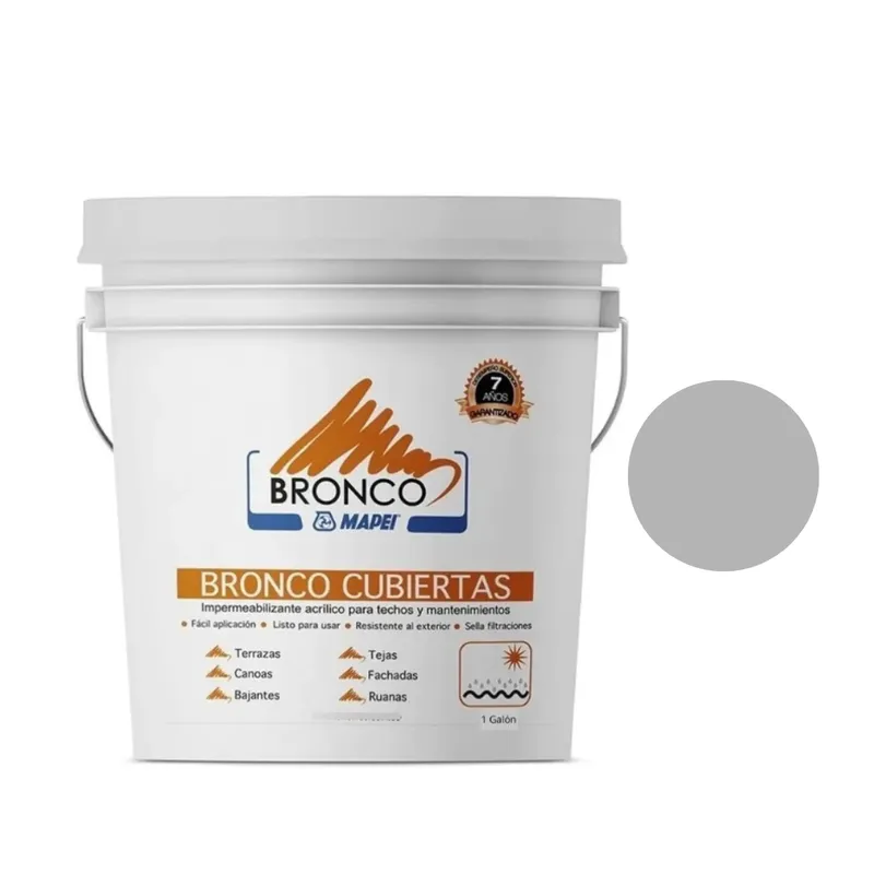 MAPEI - BRONCO CUBIERTA GRIS - GALON -