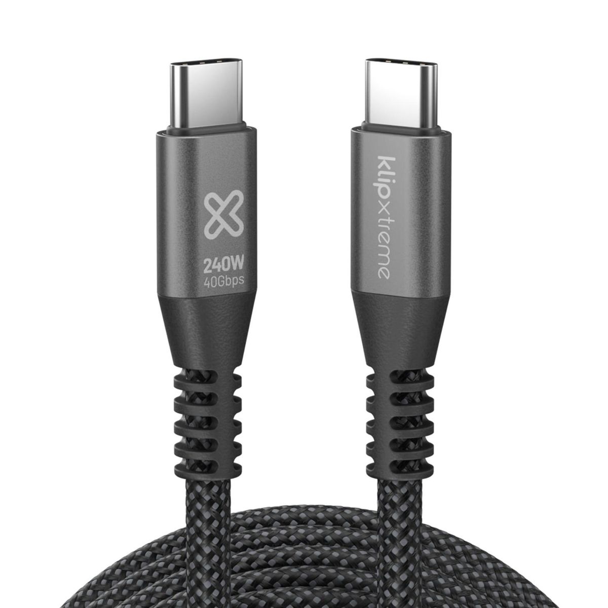 KLIP XTREME - Klip Xtreme Cable Trenzado USB-C PowerGo 850 240W 1.8m 40 GBPS