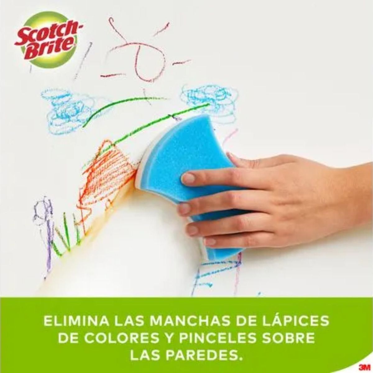 3M - Esponja Borramanchas P2LL3 Scotch Brite