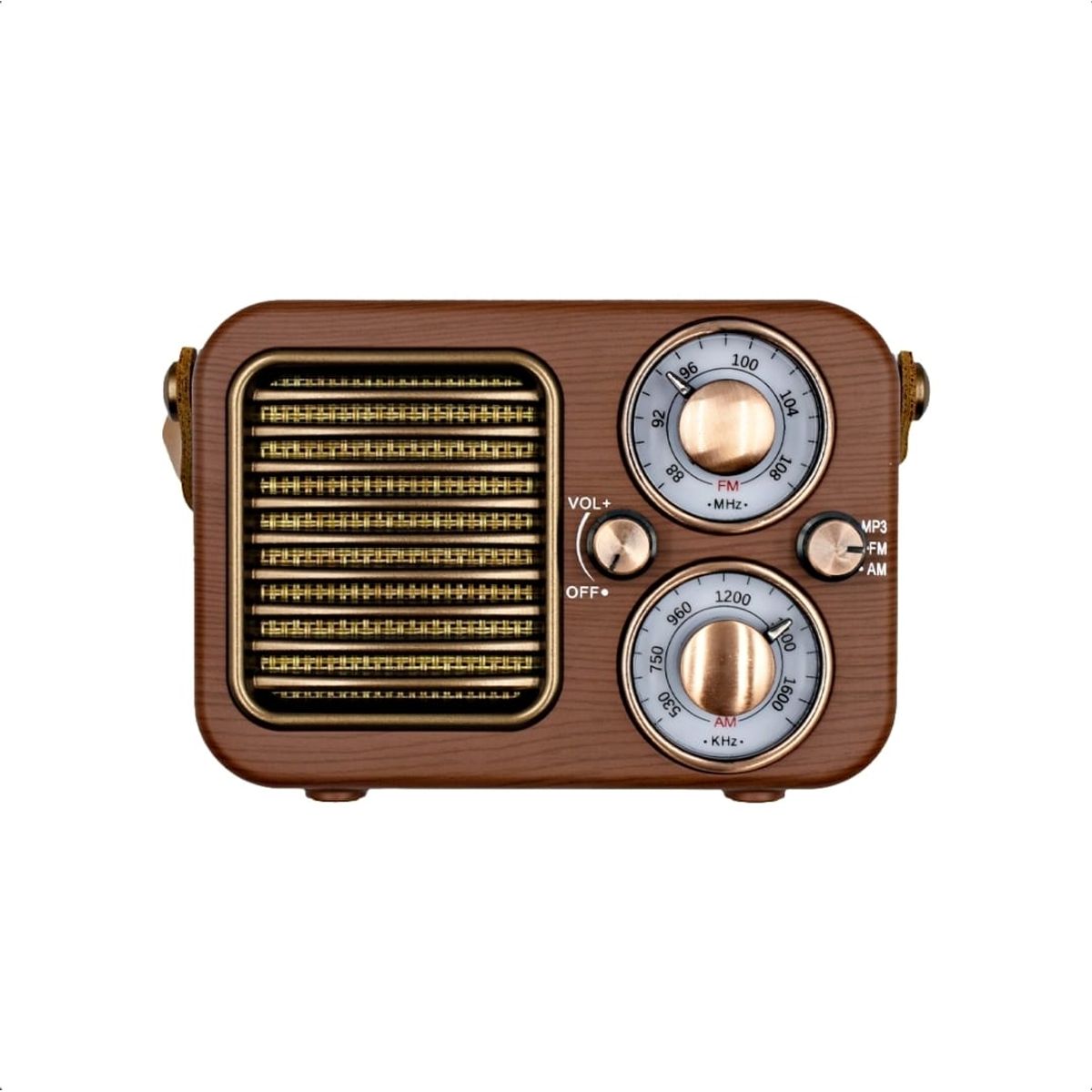 GENERICO - Radio Vintage Am-fm Bluetooh Inalambrico Ym-408