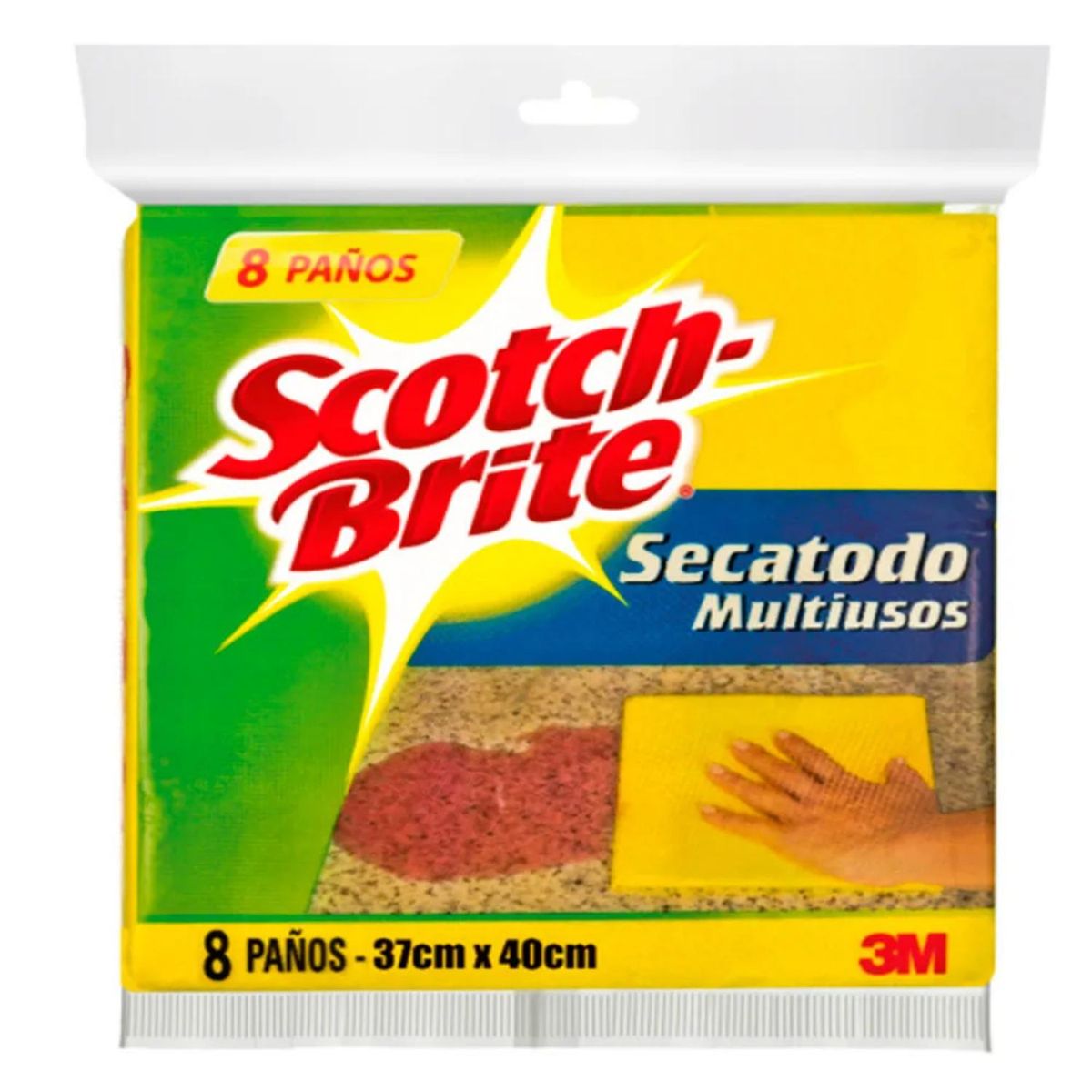 3M - Paño Secatodo x8 Scotch Brite