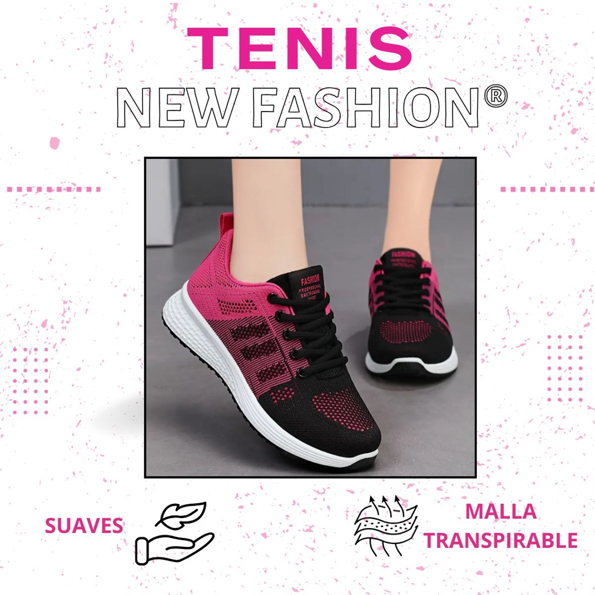 SPORT - Tenis Cómodos Mujer Suaves Livianos Antideslizantes New Fashion