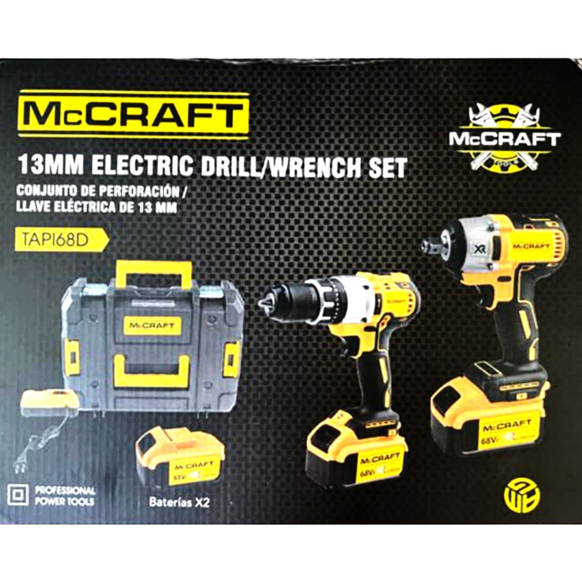 PROTOOL - Taladro y Pistola De Impacto 13mm 68V