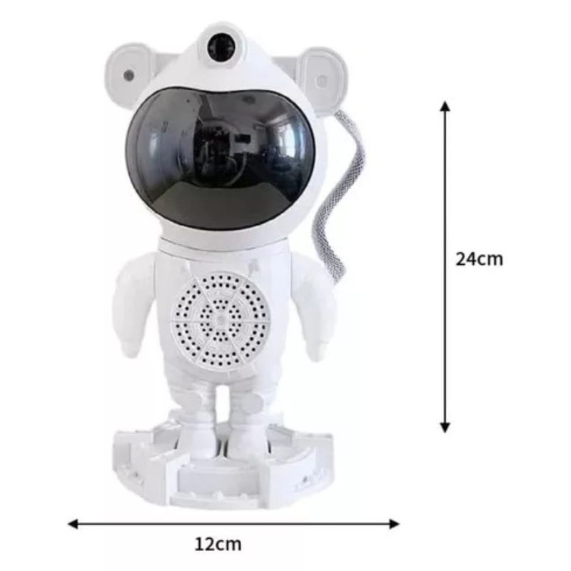 GENERICO - Proyector De Luz Galaxia Estrellas Astronauta bluetooth