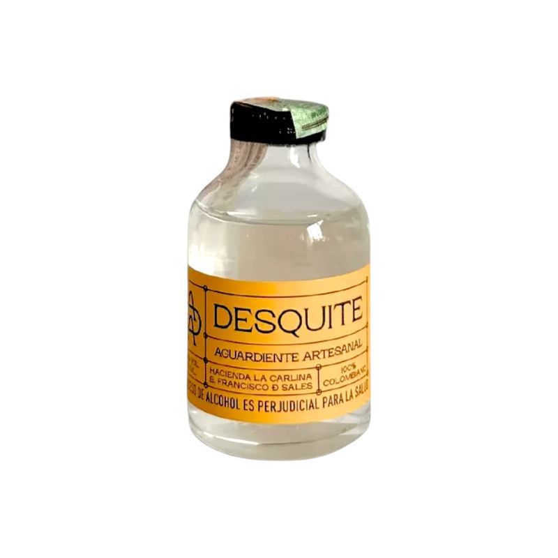 GENERICO - MINIATURA  AGUARDIENTE DESQUITE ARTESANAL 50 ML