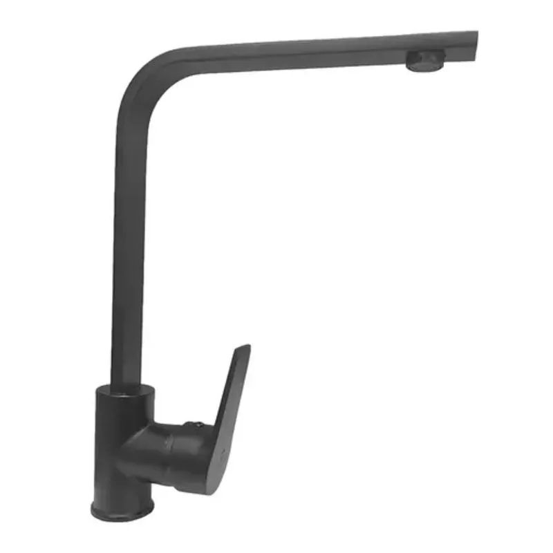 TAUMM - Llave Monomando Lavaplatos De Lujo Notte Negro Mate Taumm