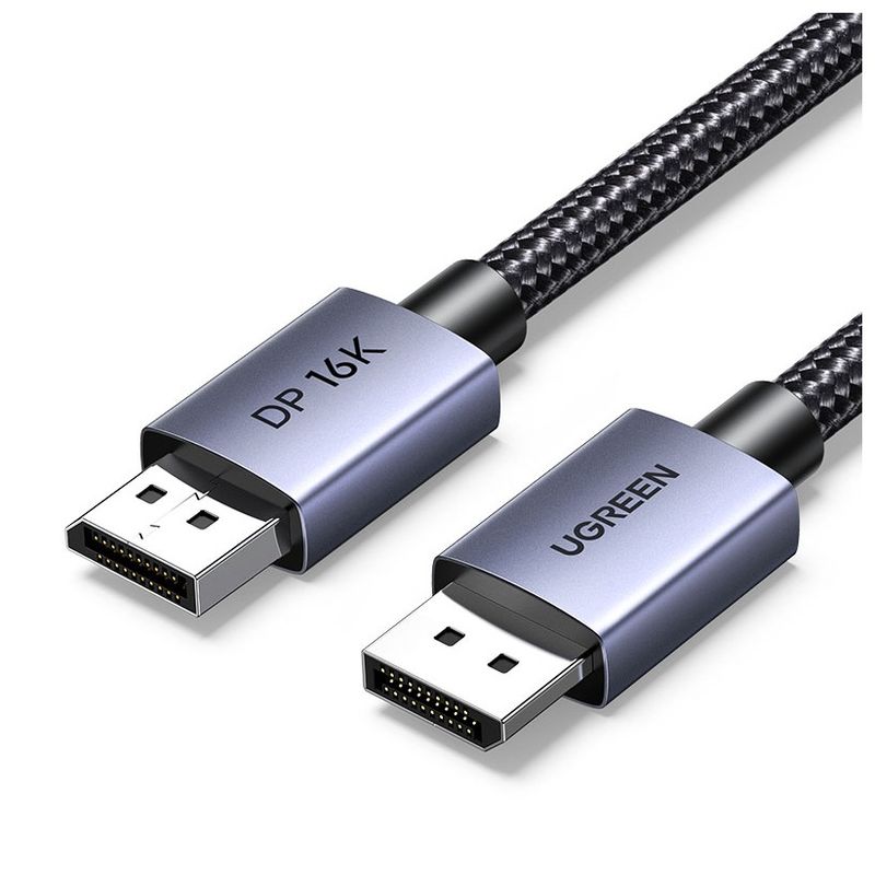 UGREEN - Cable UGREEN DisplayPort 80Gbps DP 2,1 Compatible 16K 8K 1,5m