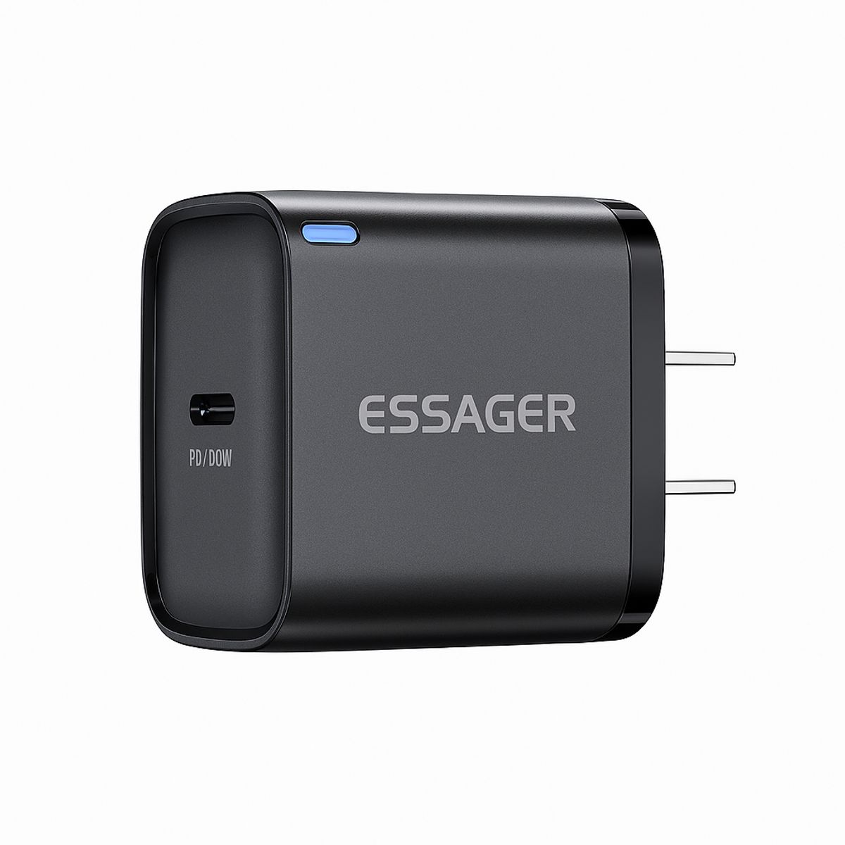 GENERAL - Adaptador Essager 30W Negro Carga Rápida