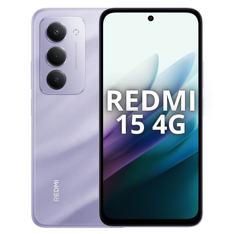 XIAOMI - Celular Xiaomi Redmi 15 4G 256GB/8GB RAM - Morado