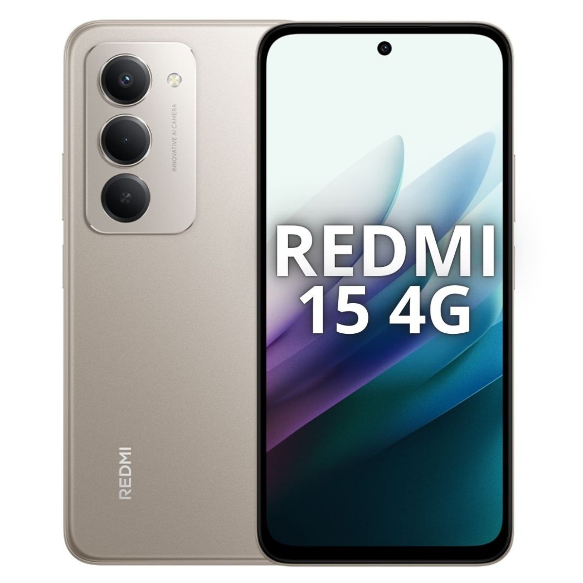 XIAOMI - Celular Xiaomi Redmi 15 4G 128GB/6GB RAM - Dorado